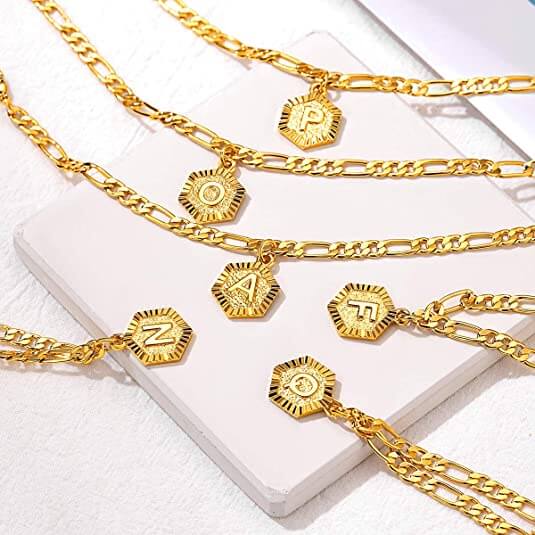 Focalook Jewellery - letter 'G' anklet The Imagination Shop