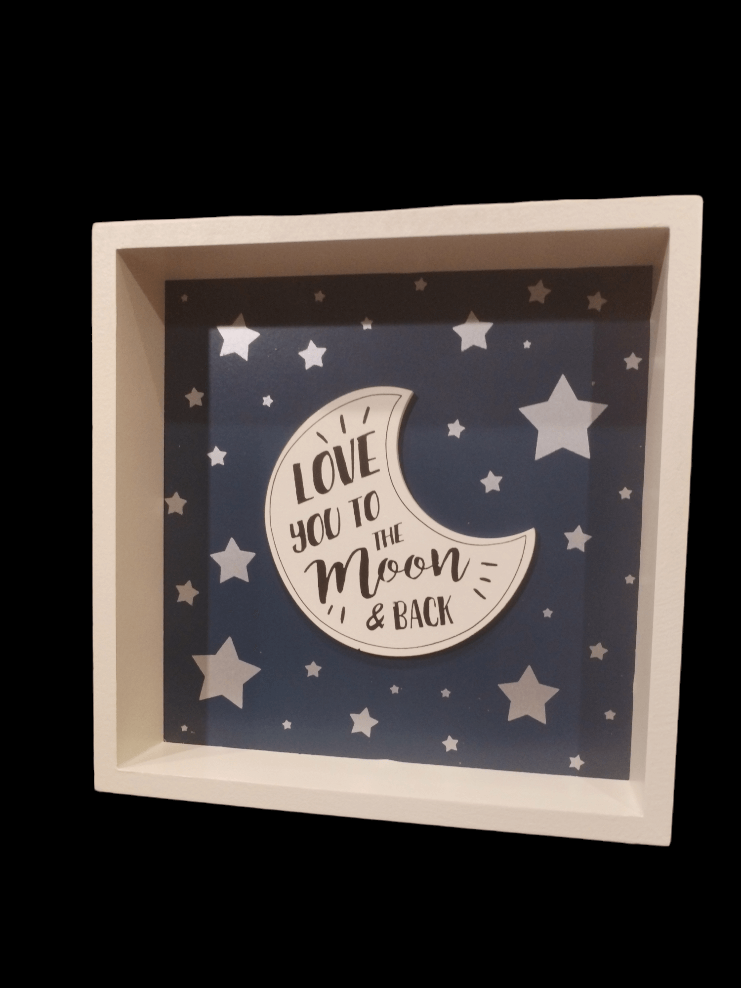 Framed wall decoration - Love you to the moon and back The Imagination Shop