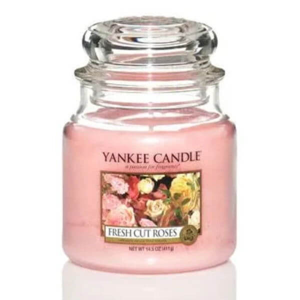 Yankee Candle Fresh Cut Roses - Medium Jar Yankee Candle