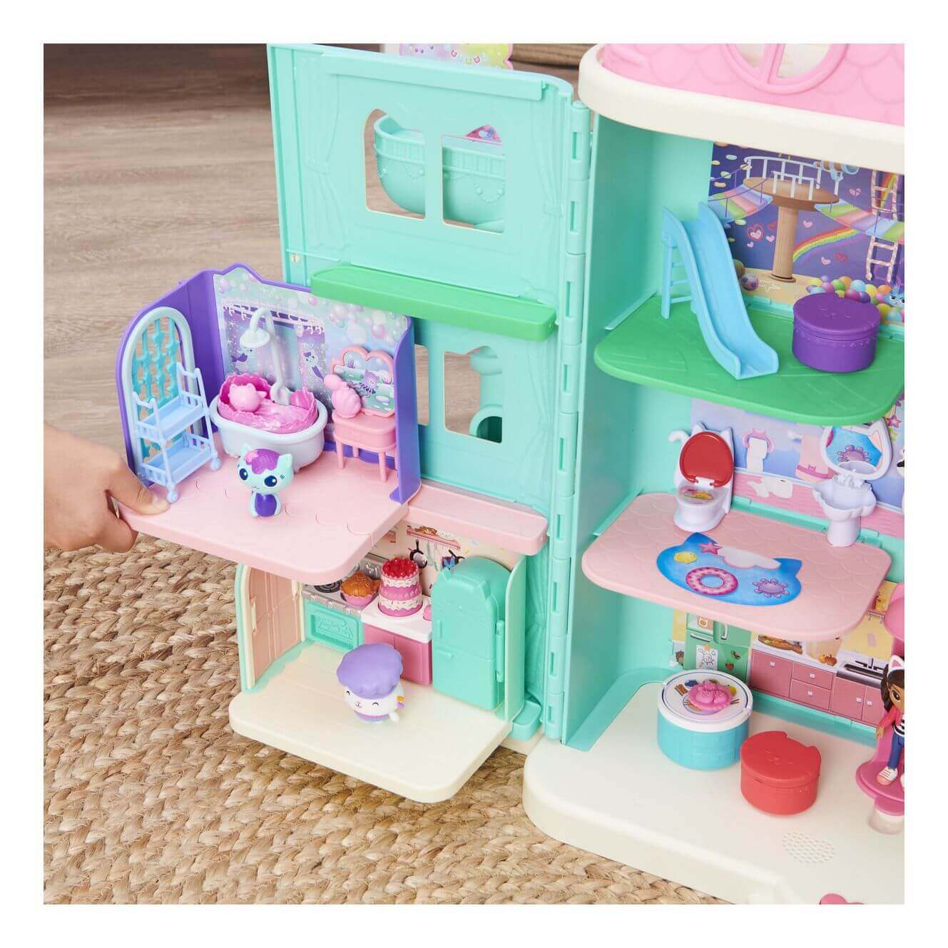 Gabby's Dollhouse Deluxe Room Mercat Primp and Pamper Bathroom Spin Master Toys