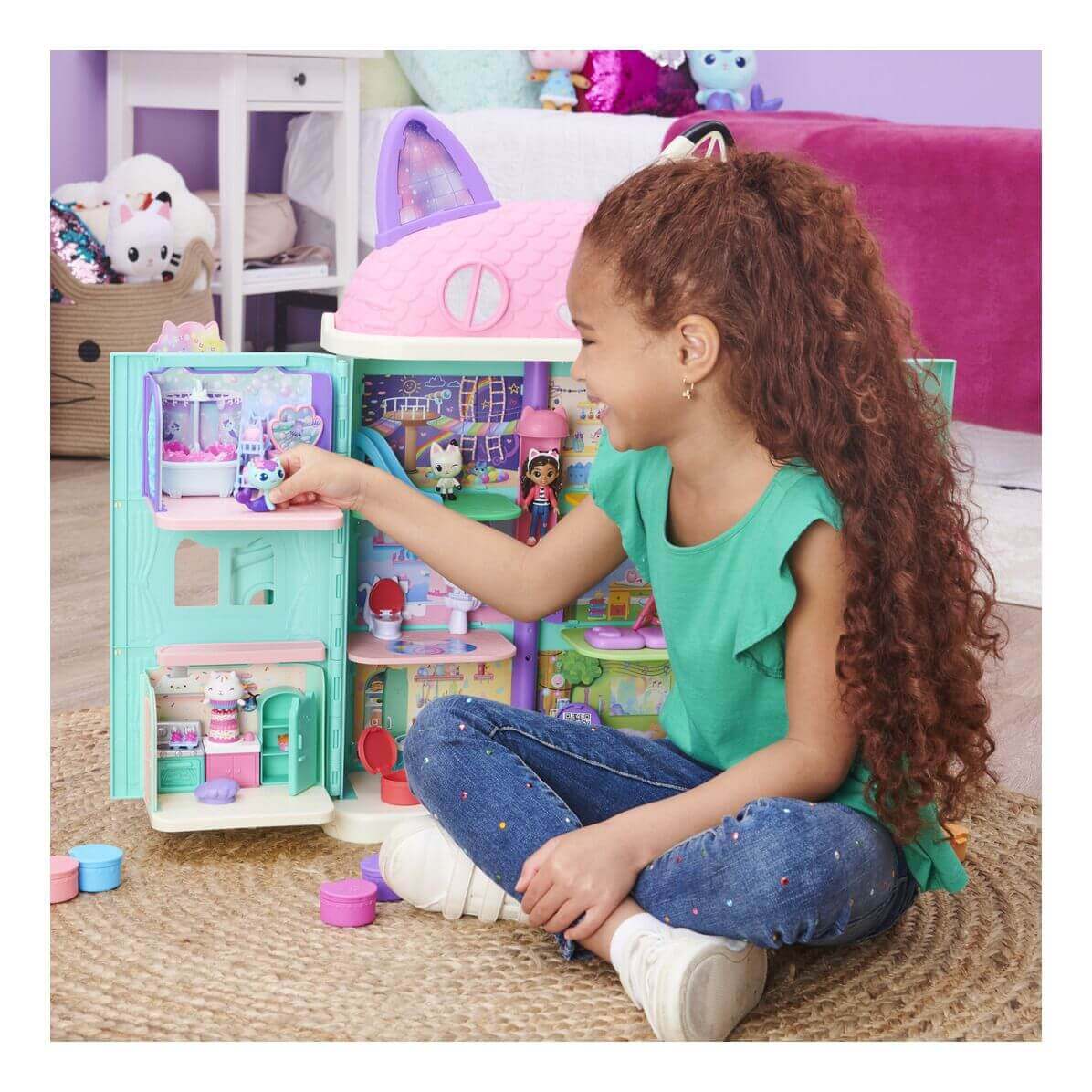 Gabby's Dollhouse Deluxe Room Mercat Primp and Pamper Bathroom Spin Master Toys