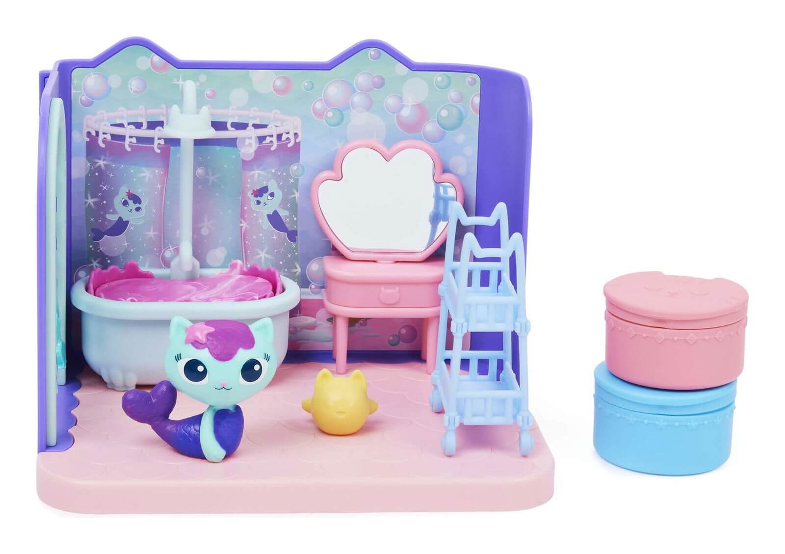 Gabby's Dollhouse Deluxe Room Mercat Primp and Pamper Bathroom Spin Master Toys
