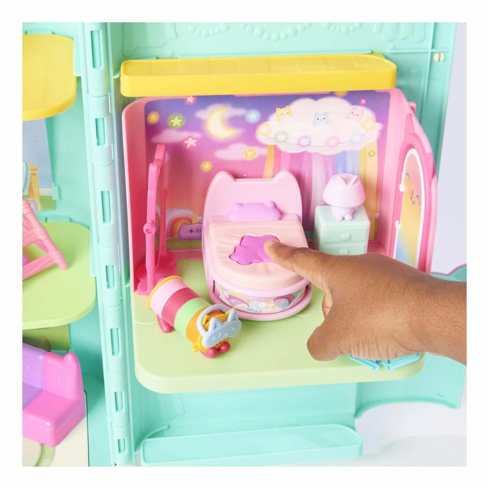 Gabby's Dollhouse Deluxe Room - Pillow Cat Sweet Dreams Bedroom Spin Master Toys