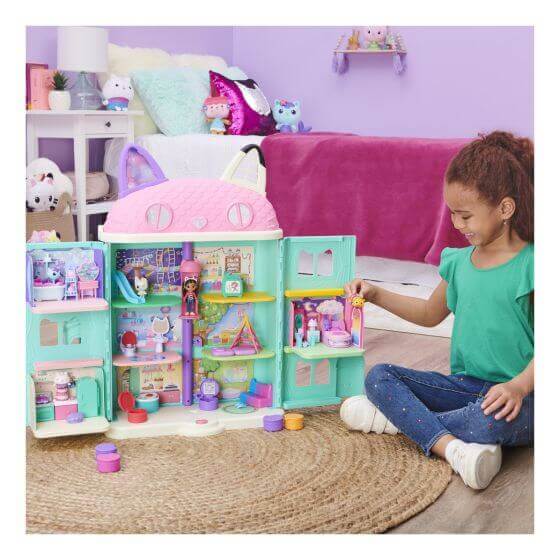 Gabby's Dollhouse Deluxe Room - Pillow Cat Sweet Dreams Bedroom Spin Master Toys