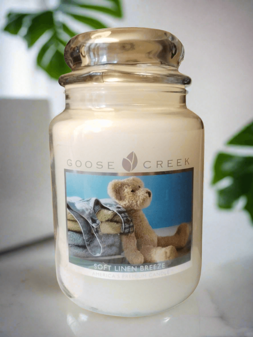 Goose Creek - Soft Linen Breeze Large Jar Fragranced Candle Goose Creek