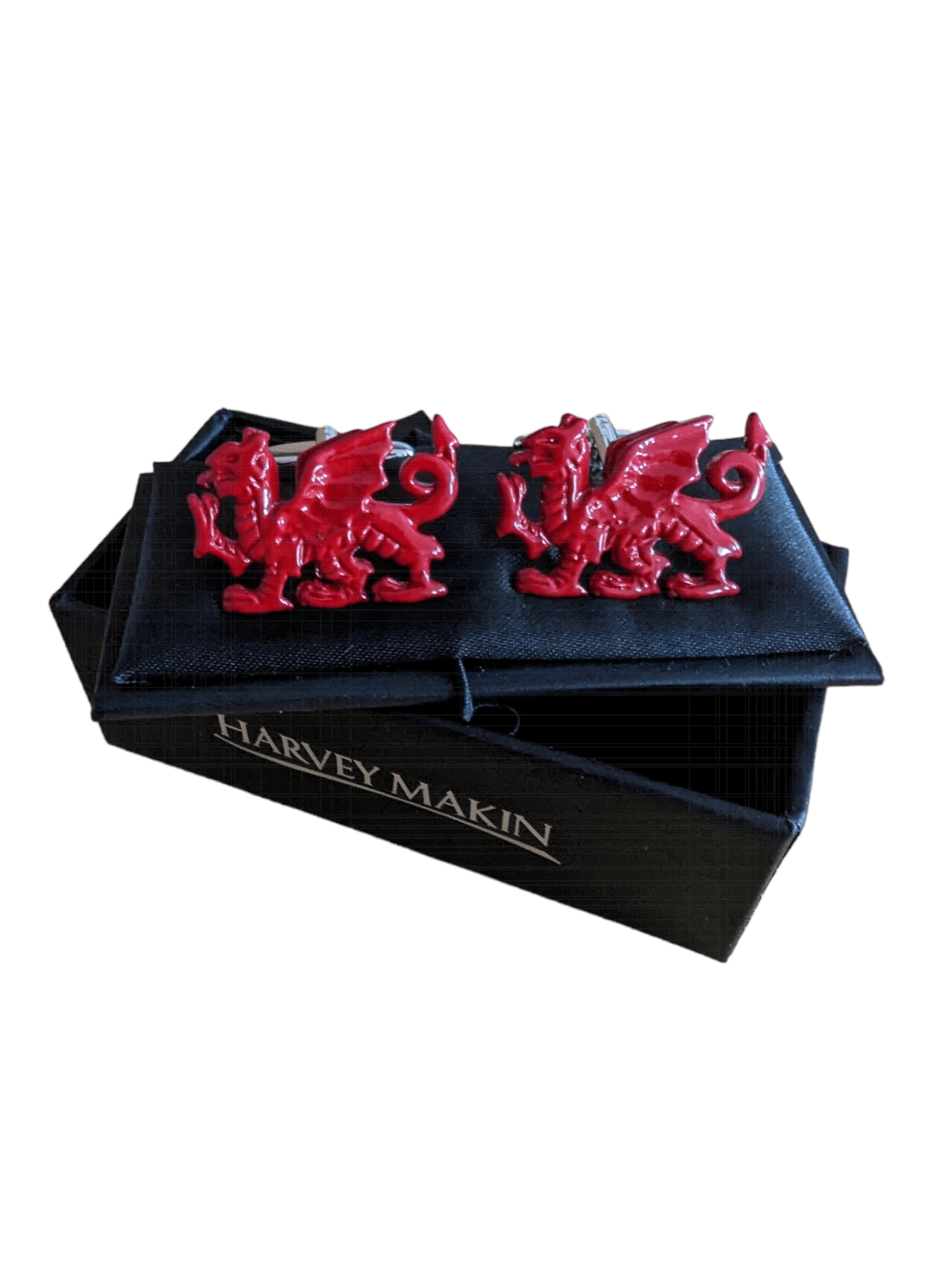 Harvey Makin - Welsh Dragon Cuff links The Imagination Shop