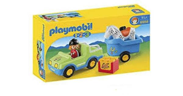 Playmobil 123 Car & Horse Trailer 6958 Playmobil