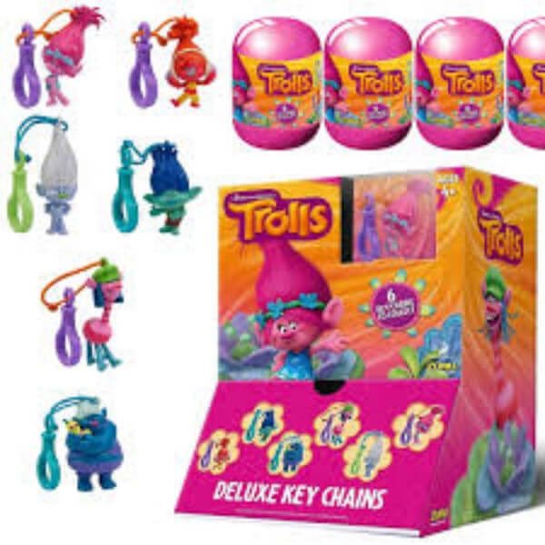 Trolls Deluxe Surprise Keychains The Imagination Shop