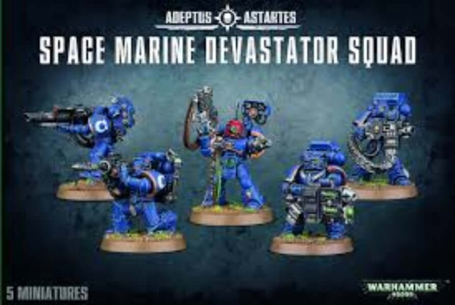 Warhammer 40,000 - Adeptus Astartes Space Marine Devastator Squad Yankee Candle