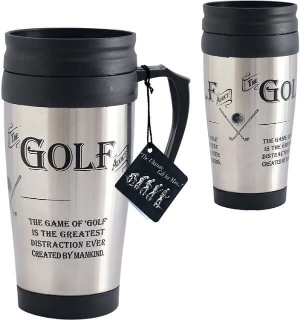 Novelty stay hot drinking cups Golf The Imagination Shop