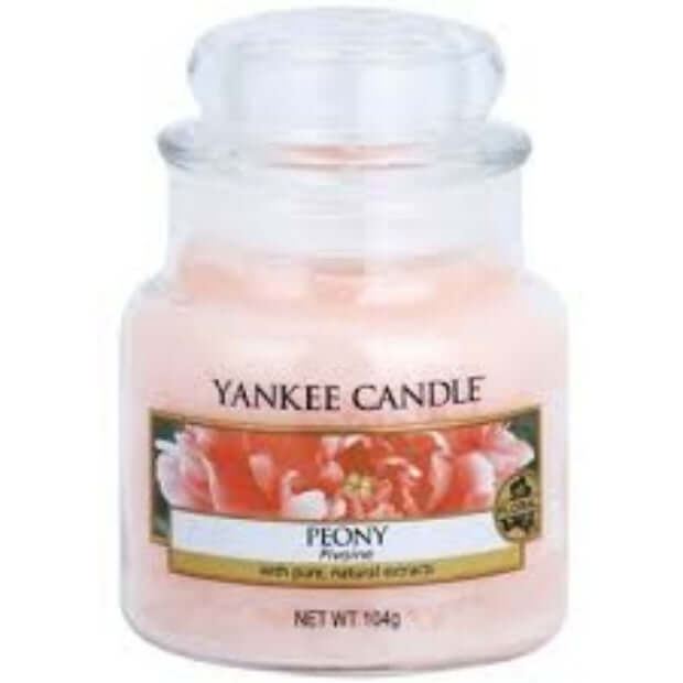 Yankee Candle Peony Small Jar Scented Candle Yankee Candle