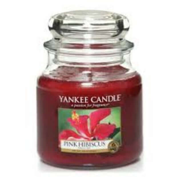 Yankee Candle Pink Hibiscus - Medium Jar Yankee Candle