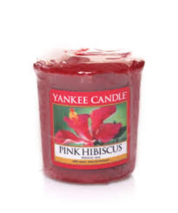 Yankee Candle Pink Hibiscus Scented Votive Candle Yankee Candle