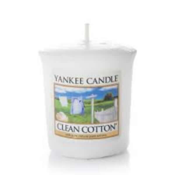 Yankee Candle Clean Cotton Scented Votive Candle Yankee Candle