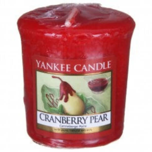 Yankee Candle Cranberry Pear Scented Votive Candle Yankee Candle