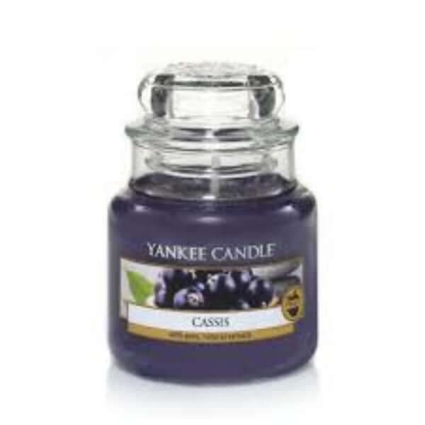 Yankee Candle Cassis Small Jar Scented Candle Yankee Candle