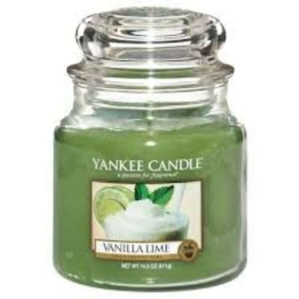 Yankee Candle Vanilla Lime - Medium Jar Candle Yankee Candle