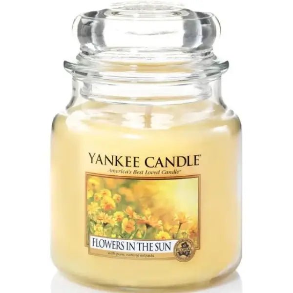 Yankee Candle - Flowers In The Sun Medium Jar Scented Candle Yankee Candle