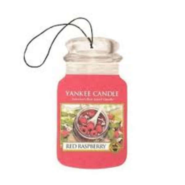 Yankee Candle - Red Raspberry Car Jar Scented Freshener Yankee Candle