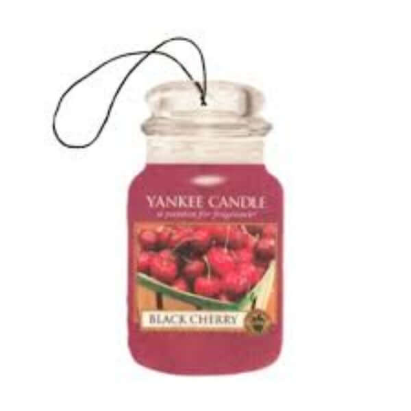Yankee Candle Black Cherry Car Jar Scented Freshener Yankee Candle