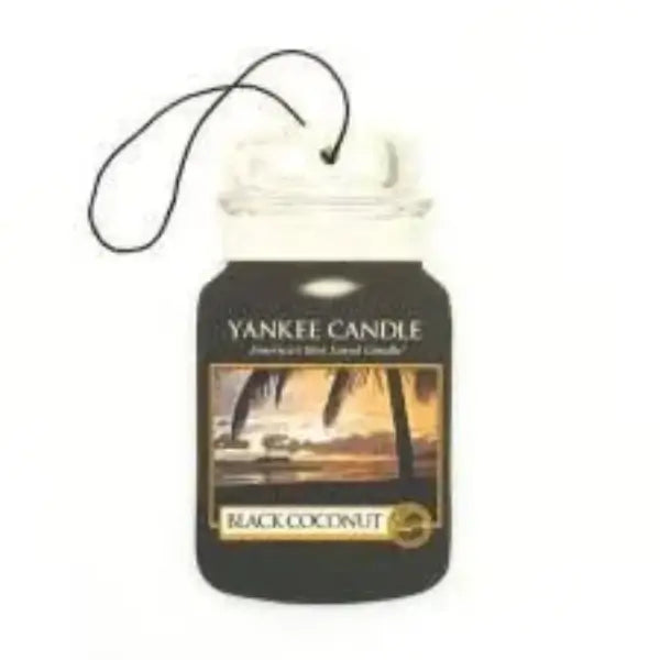Yankee Candle - Black Coconut Car Jar Scented Freshener Yankee Candle