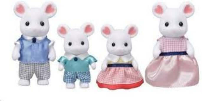 Sylvanian Families - Marshmallow Mouse Family The Imagination Shop