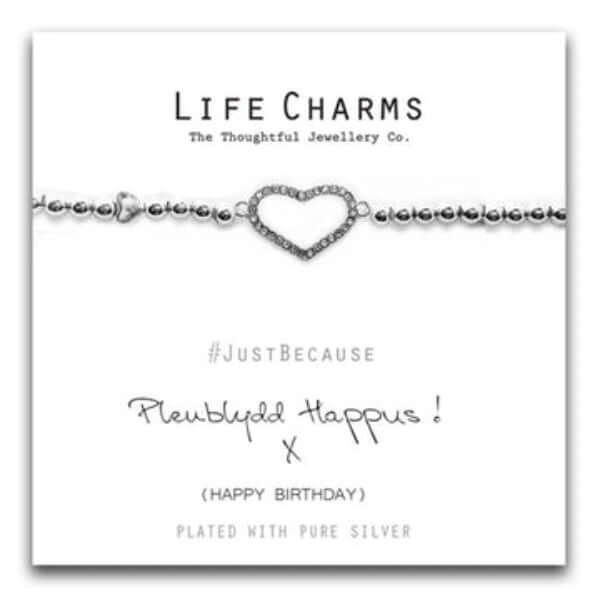 Life Charms Jewellery - Penblwydd Hapus Bracelet The Imagination Shop