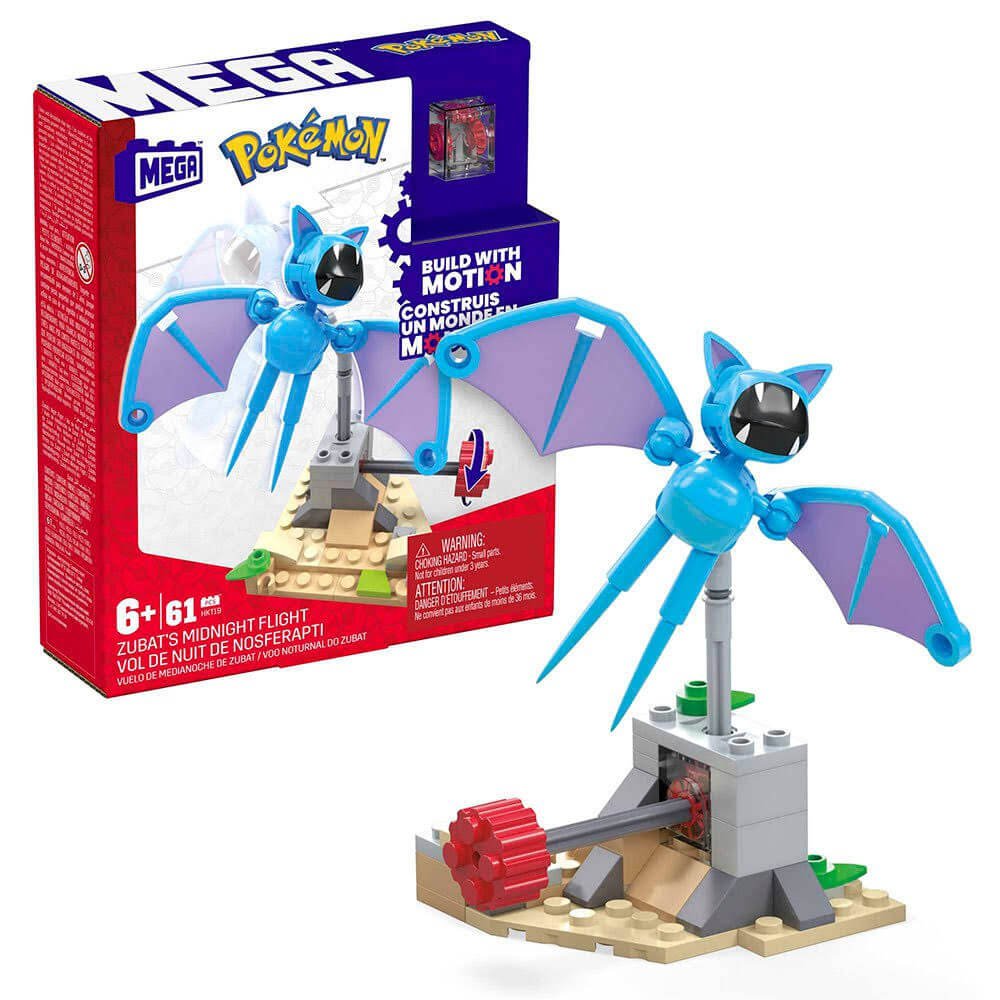 Mega Bloks - Pokemon Adventure Builder Assortment Zubats Midnight Flight Mega
