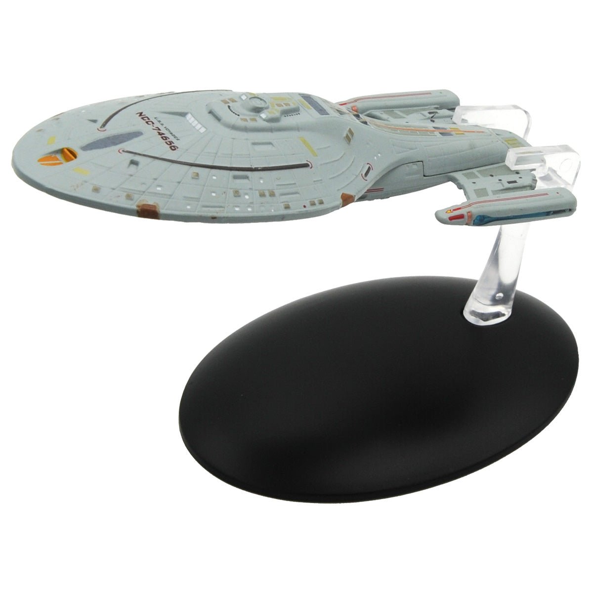 #06 U.S.S. Voyager NCC-74656 (Intrepid-class) Model Diecast Ship (Eaglemoss / Star Trek) Real Merch