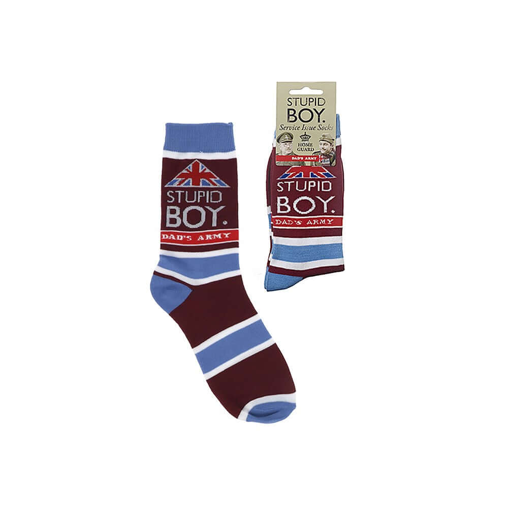 Dads Army - Stupid Boy Gift Socks Joe Davies