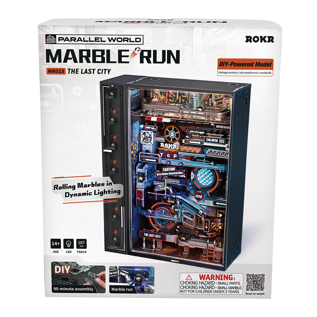 ROKR - Parallel World The Last City Marble Run DIY Model ROKR
