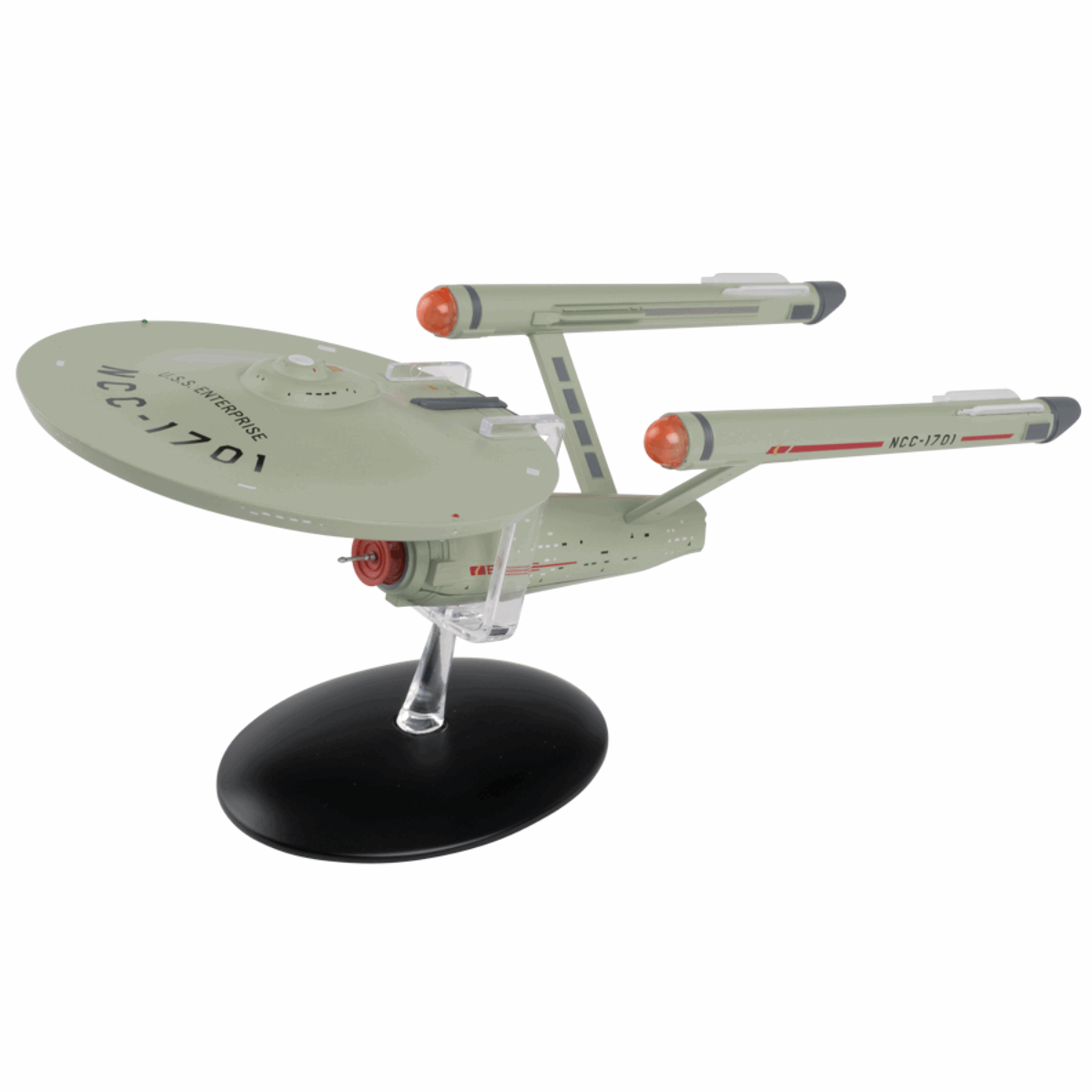 #01 U.S.S. Enterprise NCC-1701 XL EDITION Die-Cast Model Ship TOS (Eaglemoss / Star Trek) Real Merch