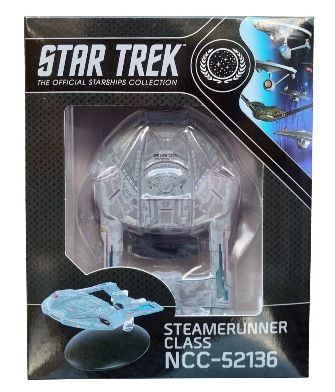#54 / #05 Steamrunner-class (U.S.S. Appalachia NCC-52136) Wave 3 2021 Window Boxed Model Diecast Ship (Eaglemoss / Star Trek) Real Merch