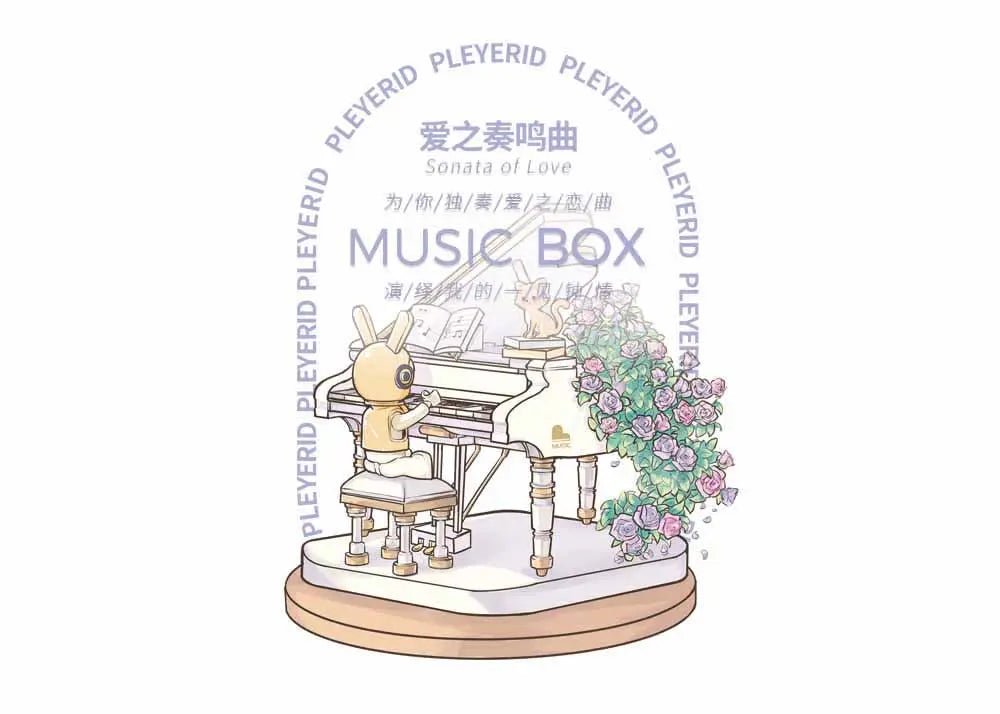 Sluban Pleyerid Music Box Sonata Of Love Building Brick Set Sluban