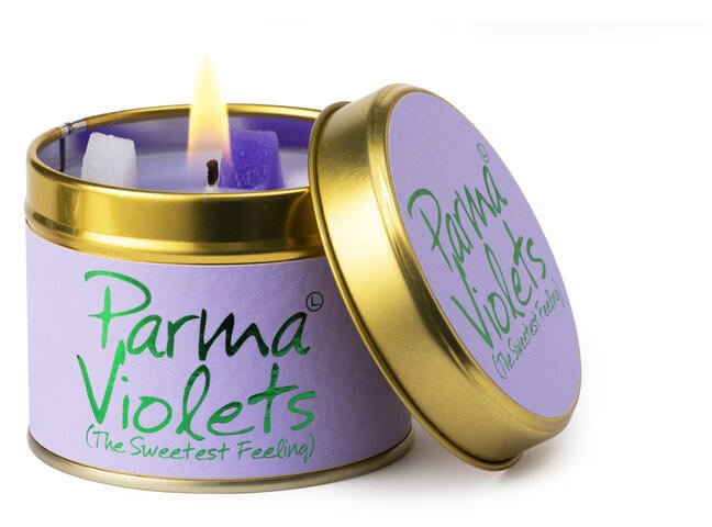 Lily Flame - Parma Violets Scented Tin Candle Lily-Flame