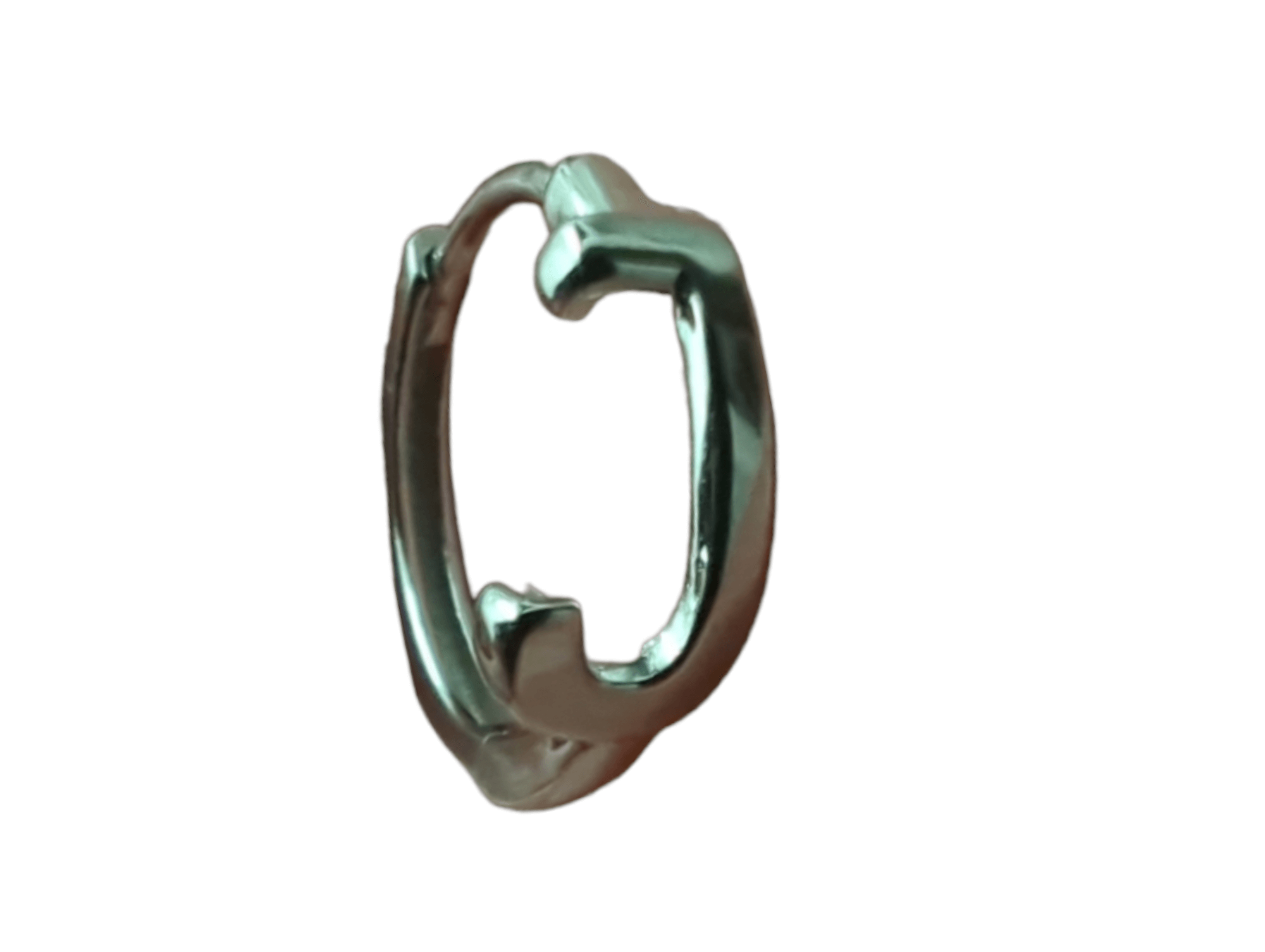 Silvora Jewellery - Letter J Hoop earrings Silvora