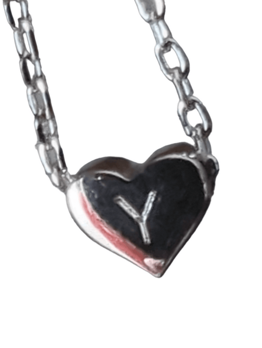 Silvora Jewellery - 'Y' Heart Pendant Necklace - The Imagination Shop - Silvora 