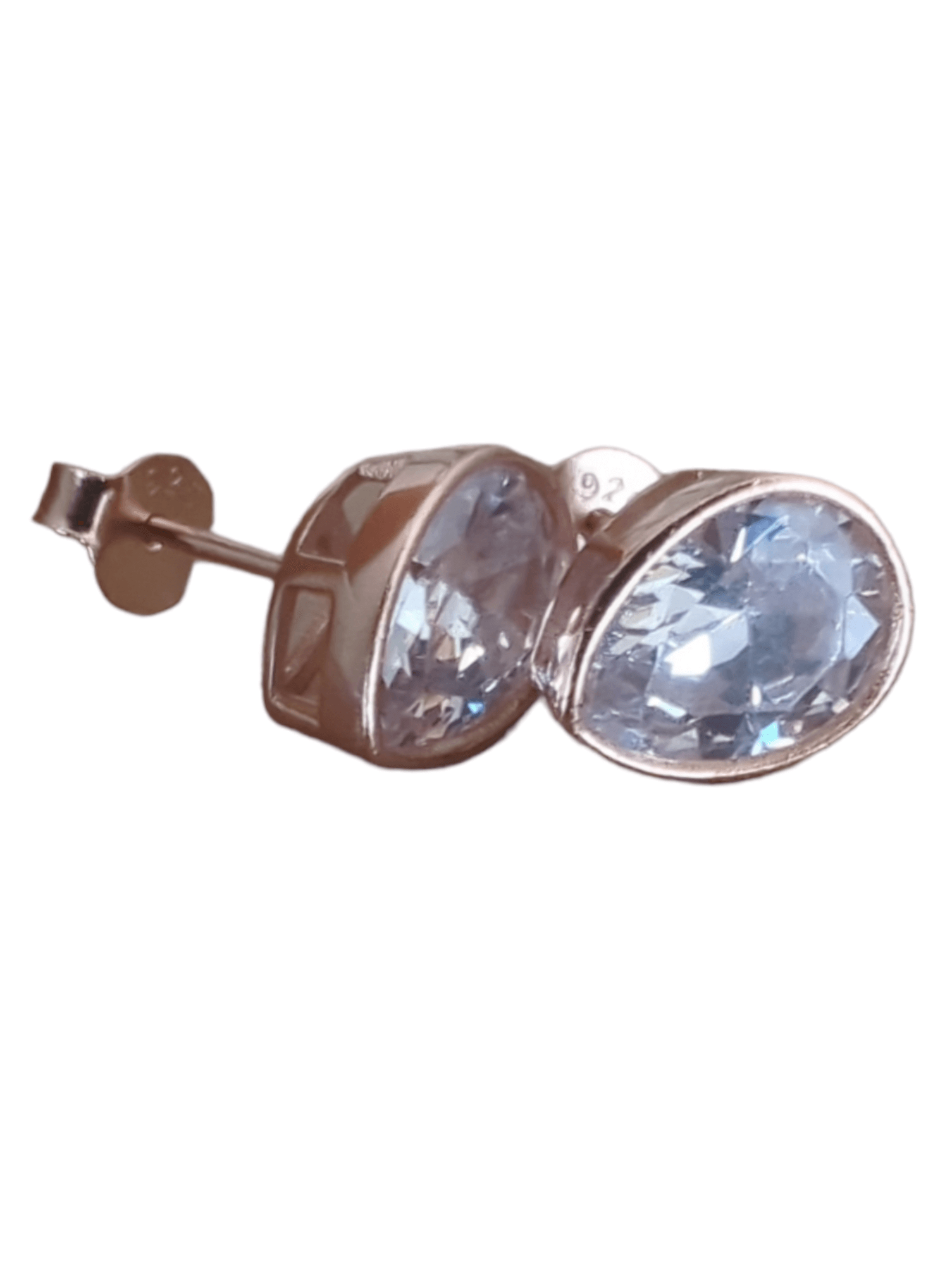 Silvora Jewellery - Charming Stud Crystal Drop Earrings Silvora