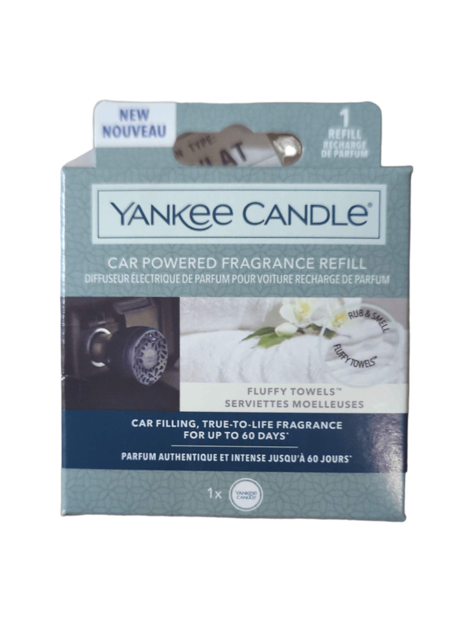 Yankee Candle - Fluffy Towels Car Powered Fragrance Refill Yankee Candle