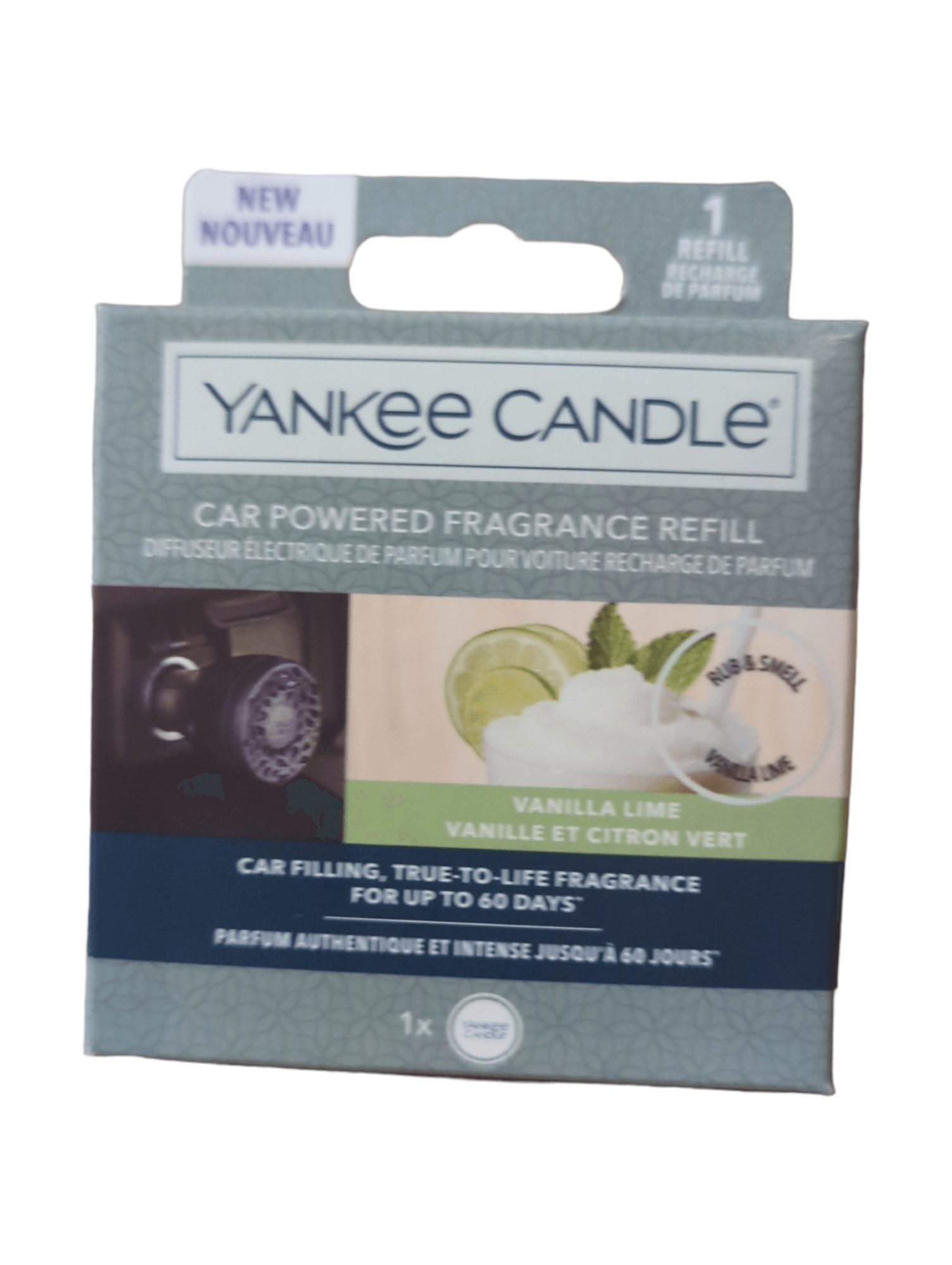 Yankee Candle - Vanilla Lime Car Powered Fragrance Refill Yankee Candle