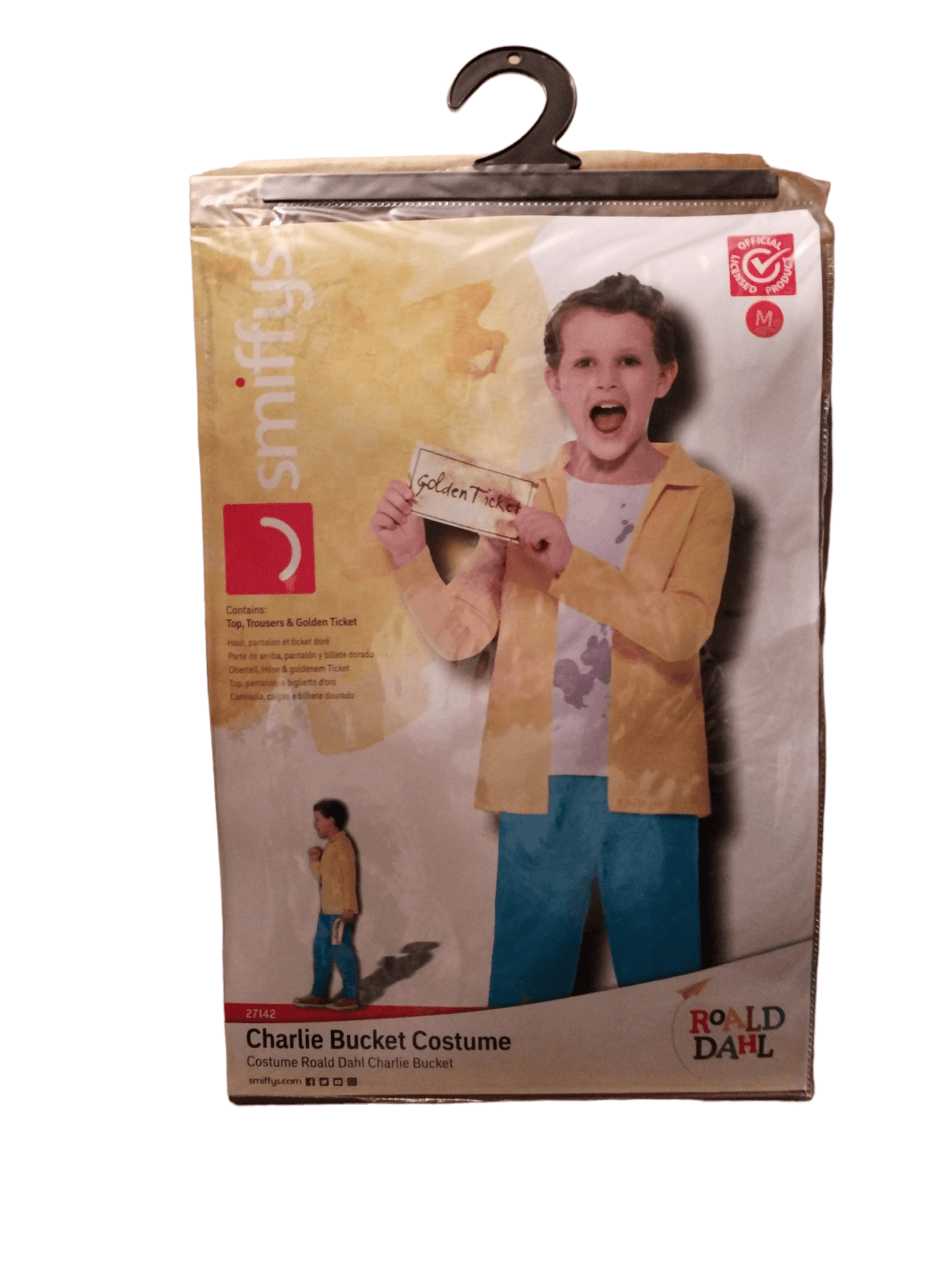 Smiffy's - Roald dahl Charlie Bucket Costume for Boys Smiffys