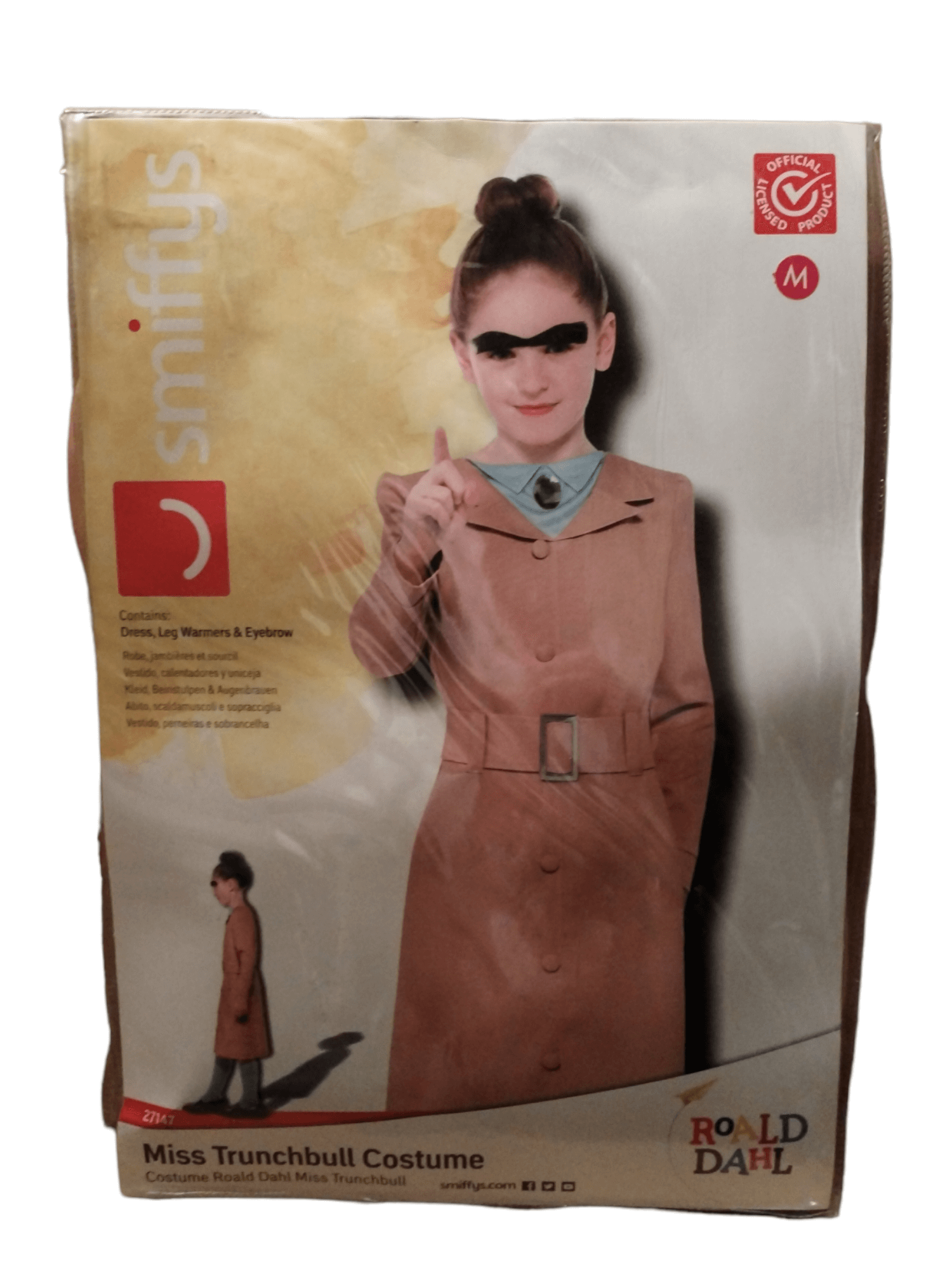 Smiffy's - Roald Dahl Miss Trunchball Kids Costume Size M Smiffys