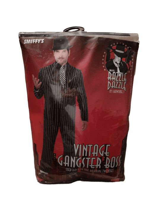 Smiffy's - Vintage Gangster Boss Mens Costume Size Medium - The Imagination Shop - Smiffys 