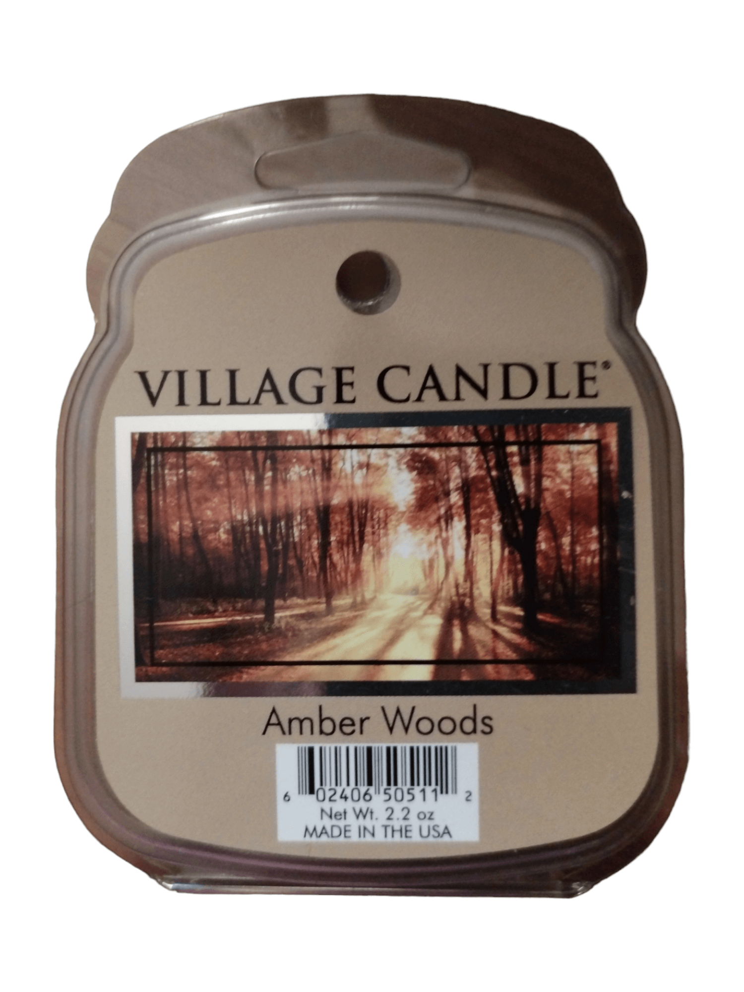 Village Candle - Amber Woods Wax Melt Blister Pack Village Candles