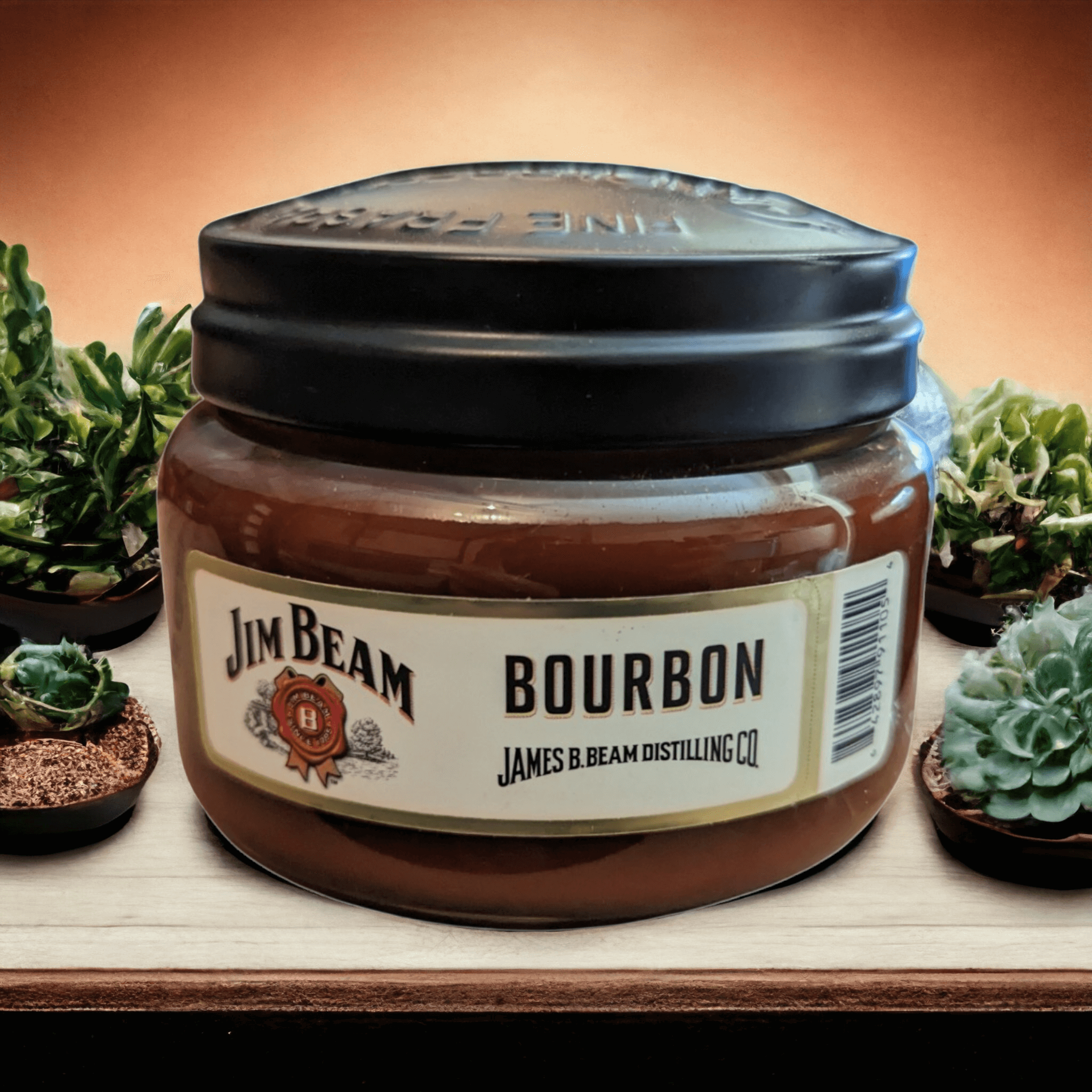 Jim Beam - Bourbon Small Jar Scented Candle Candleberry