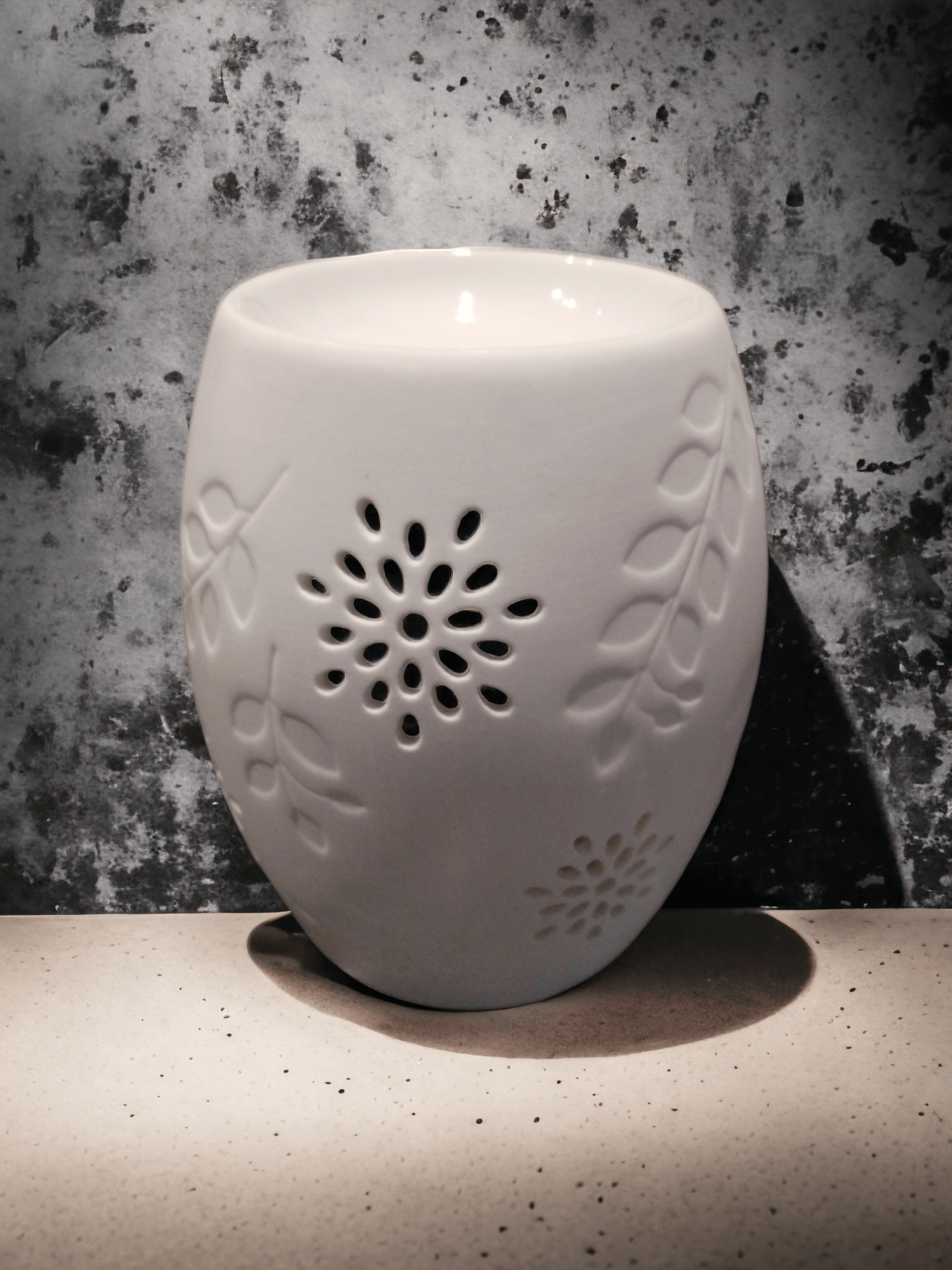 Village Candle Electric Wax Melt Burner Ceramic White Village Candle
