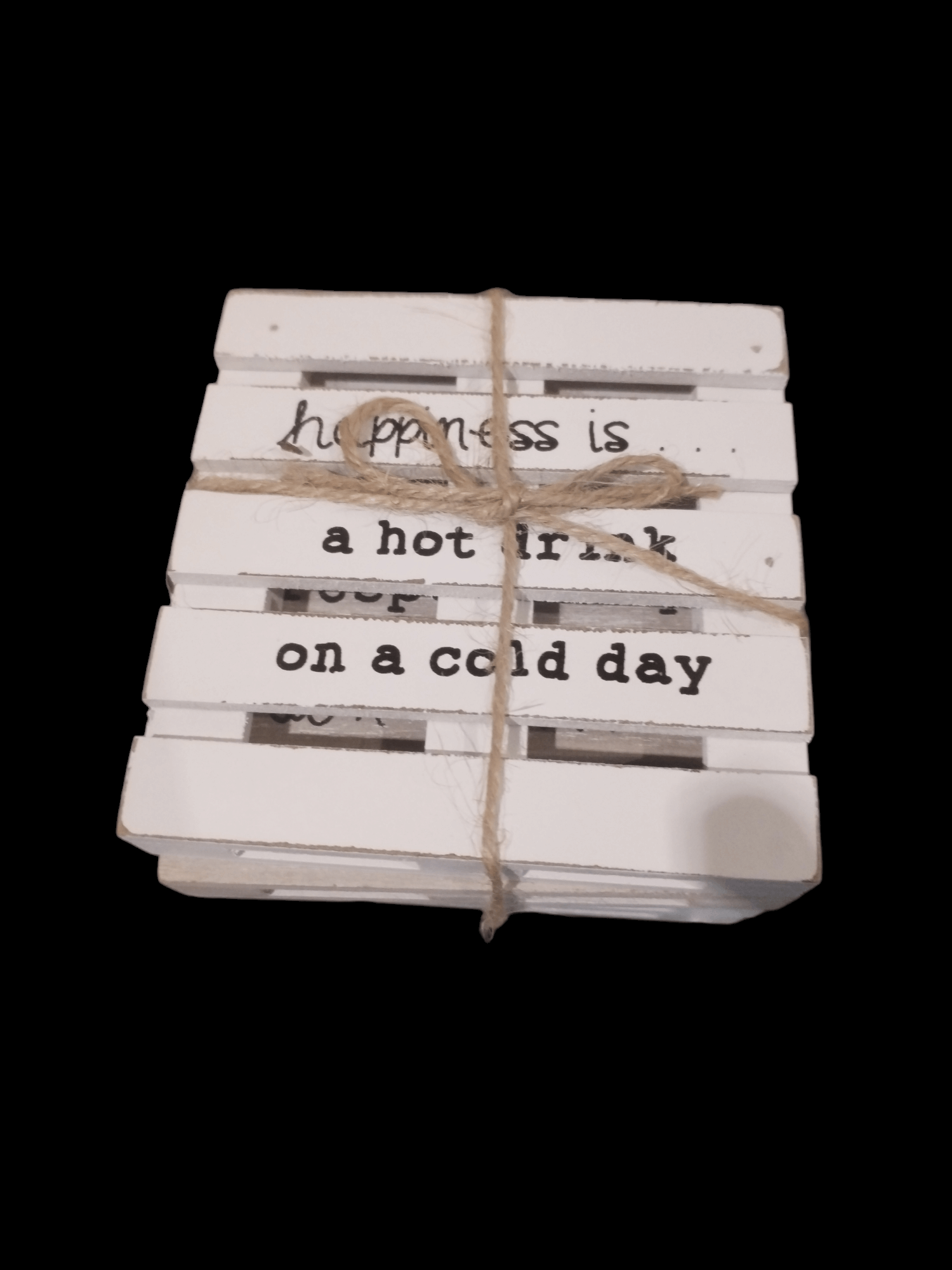 Wooden Quote Mug Coasters Langs