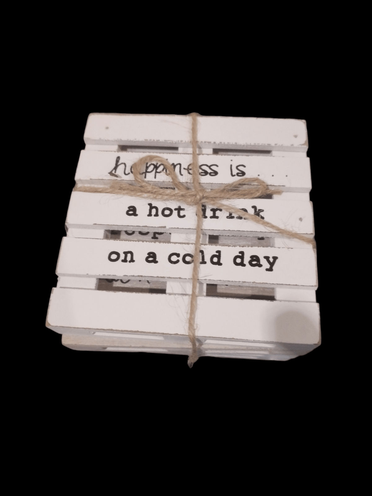 Wooden Quote Mug Coasters Langs