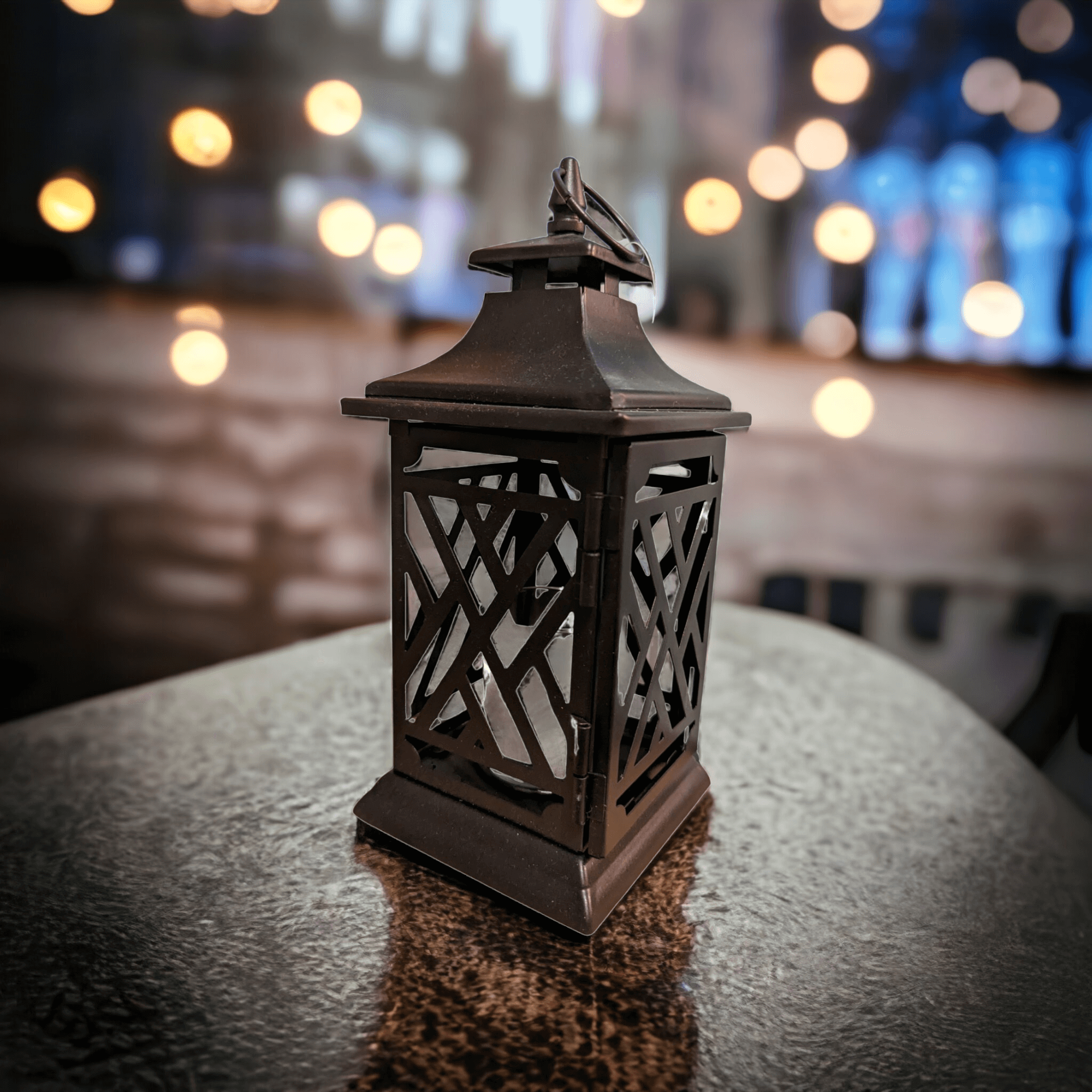 Yankee Candle - Deco Lounge Votive Lantern Black Yankee Candle