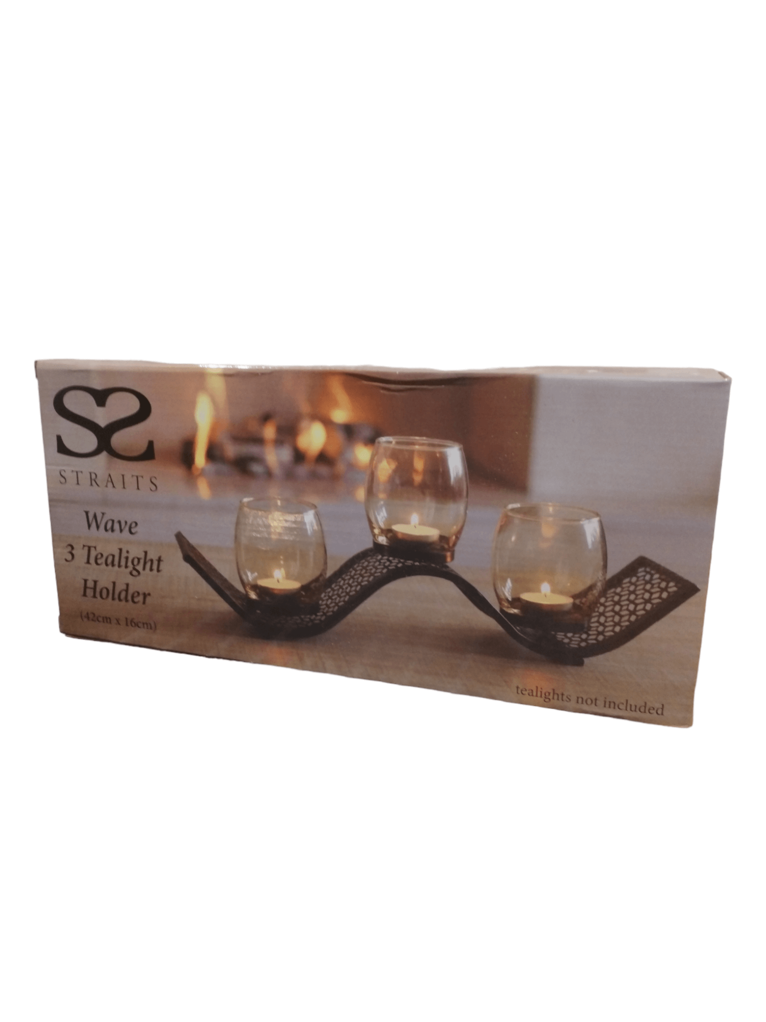 Straits Wave 3 Tealight Holder Straits